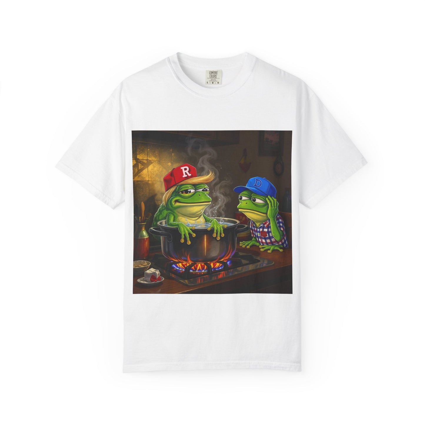 Frog Friends Unisex T-Shirt - Relaxed Vibe, Perfect for Casual Outings, Gift for Frog Lovers, Summer Fun, Unique Graphic Tee