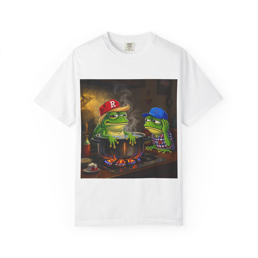 Frog Friends Unisex T-Shirt - Relaxed Vibe, Perfect for Casual Outings, Gift for Frog Lovers, Summer Fun, Unique Graphic Tee